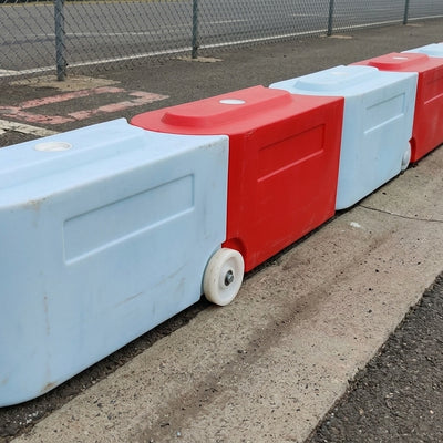 500mm H × 1000mm L Track Barrier, Pack of 12