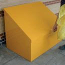 475 Litre Galvanised Steel Storage Unit with Sloping Lid