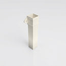 Traditional Aluminium Downpipe Sample — RAL 9010 / 72x72mm