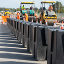 Dark Slate Gray Heavy Duty Water-Filled Rota Block for Temporary Fencing Support