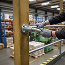 Sienna Premium Galvanised Handrail Termination Plate for DDA and Ramp Applications - Heavy Duty Connection Solution