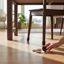 Premium Round Felt Pads 19mm - Pack of 12 for Floor Protection and Surface Cushioning