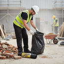 Gray Heavy Duty Rubble Sacks - Roll of 10 for Building and Garden Refuse