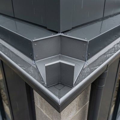 135° Aluminium Box Gutter Angle 135 x 100mm