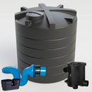 10000 Litre Vertical Water Tank with Rainwater Harvesting Kit (view 2)