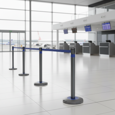 Premium Retractable Tape Barrier System with Customizable Features