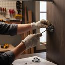 Dark Slate Gray Premium Chrome Deluxe Wall Socket - 25mm (Pair) for Secure Tube Holding