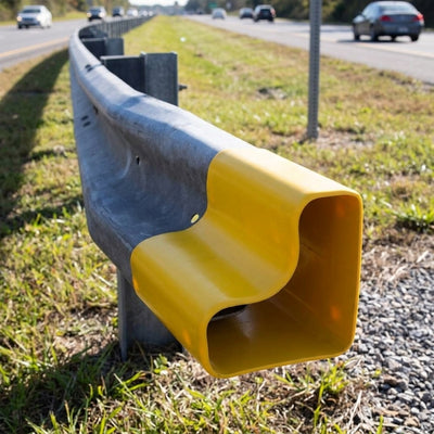 Beam End Sleeve PVC 50mm - Yellow