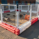 Slate Gray Heavy Duty Safety Barrier Angle Piece Mesh Panel for Site Security