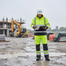 Light Gray Premium Two-tone Hi-vis Waterproof Trousers - Breathable and Durable