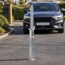 Galvanised Rising Security Post with External Lock - 745mm
