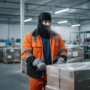 Dim Gray Premium Balaclava with Hook & Loop Closure - Insulated for Winter Use