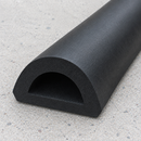 Protective Cushioning Profile 95 x 82 x 3000mm Black