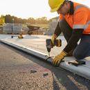 Dim Gray Premium Rubberised Kerbing Overlay System End Sections for Safety