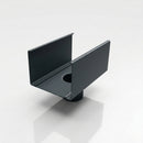 Aluminium Box Gutter Outlet 63mm Diameter 135 x 100mm — RAL 7016