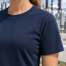Women's Flame Resistant Short Sleeve T-Shirt - Navy (view 2)