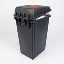 60 litre indoor office recycling bin, durable plastic
