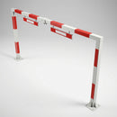 Adjustable Vehicle Height Restrictor 80×80mm Steel Tube 2.2–3.6m (view 2)