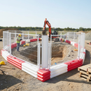 Light Gray Heavy Duty Safety Barrier Angle Piece Hoarding Panel for Secure Sites