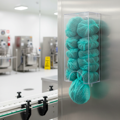 Premium Disposable Mob Cap Box of 1000 - Green Hair Net