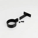 Adjustable Aluminium Pipe Clip 76mm Diameter — RAL 9005