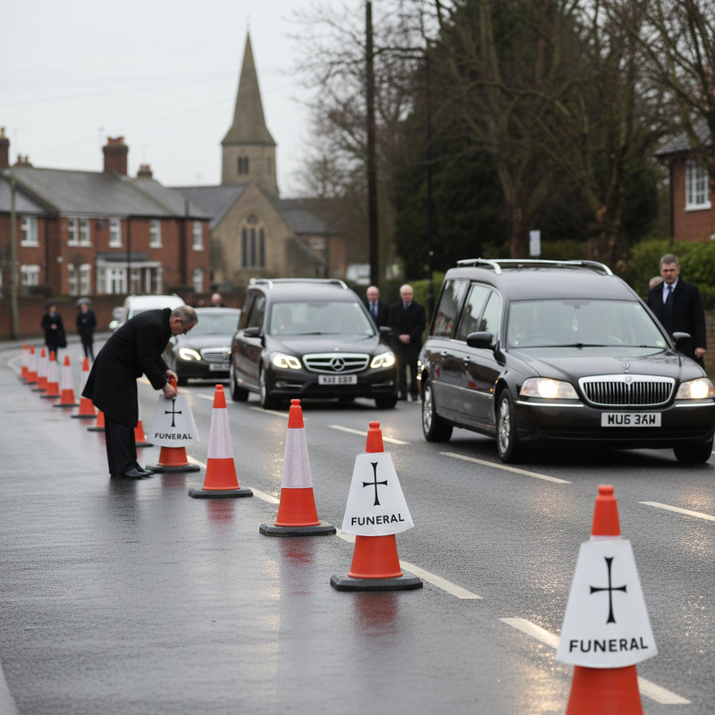 Dark Gray Premium Replacement Funeral Cone Sleeve - 500mm & 750mm