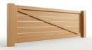 Estate Gate 3.66m (12ft) Softwood Construction (view 2)