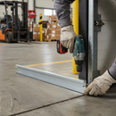 Dark Sea Green Premium Heavy Duty Galvanised Steel C Channel Kickplate - 3 Meter Length for Durable Toe Board Protection