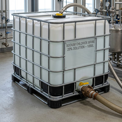 Sodium Chloride Brine 20% Solution – 1000L IBC Container