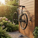Dark Olive Green Premium Wall Mounted Bike Rack - 180° Adjustable Design