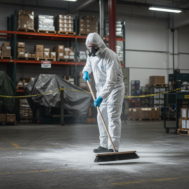 Dark Slate Gray Premium Disposable Coverall Microporous CE Type 5/6 Pack of 20 - White