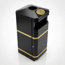 70 Litre Post Mountable Steel Litter Bin with Lockable Door (view 2)