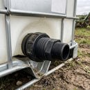 S60x6 Male to 2" BSP Male IBC Adapter, 60mm Thread