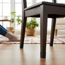 Premium 22mm Rubber Furniture Feet Tip Caps - Durable Floor Protectors for Tables, Chairs, and Benches, Pack of 4