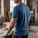 Classic Cotton Short Sleeve Work T-Shirt - Stone Blue