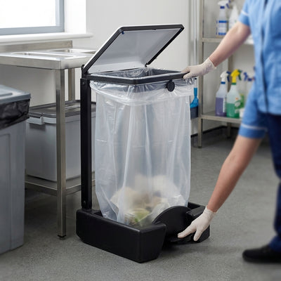 65 Litre Free-Standing Sack Holder with Foot Pedal