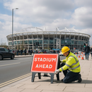Gray Premium 1050x750mm Q-Sign with Robust Design and Recycled Material