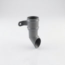 Traditional Aluminium Downpipe Shoe 63mm Diameter — RAL 7037