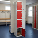 Four-Door Laminate Locker with Cam Lock – 300mm or 450mm Depth