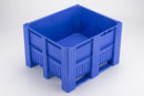 Plastic pallet box 1200×1000mm 610L food-grade HDPE (view 2)