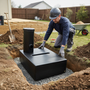 Dark Slate Gray Heavy Duty 280 Litre Underground Water Tank for Garden and Car Washing