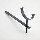 Half Round Aluminium Gutter Rise and Fall Bracket 125mm — RAL 7021