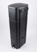 160 Litre Wall-Mounted Water Butt, Slimline Recycled Plastic (view 2)