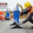 Gray Premium Road Barrier - High-Performance Traffic Safety Solution