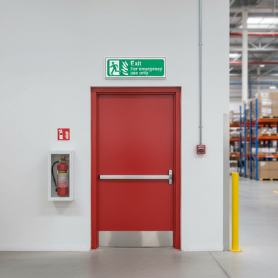 Premium Exit For Emergency Use Only Safety Sign - Compliant & Durable