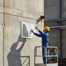 Premium White Louvred Vent with Removable Flyscreen - 9x9 Inch for Maximum Airflow and Insect Protection