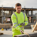 Tan Premium High-Visibility Sweatshirt Jumper - Saturn Yellow