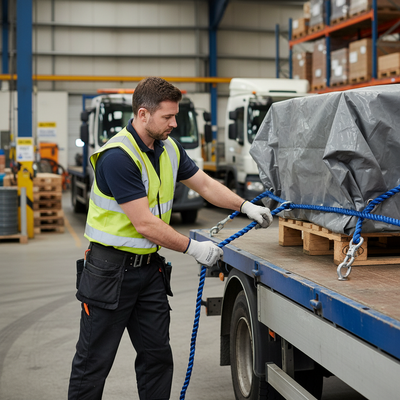 Heavy Duty Polypropylene Lorry Rope 10mm x 27m for Cargo Securing