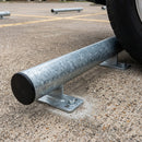 Steel Parking Stop 76mm Galvanised Tube – 2 Lengths