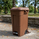 120 Litre pedal operated wheeled litter bin